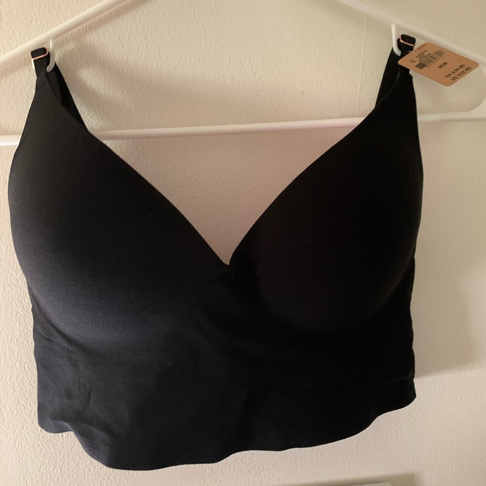 NWT PINK Victoria Secret wireless push up bra